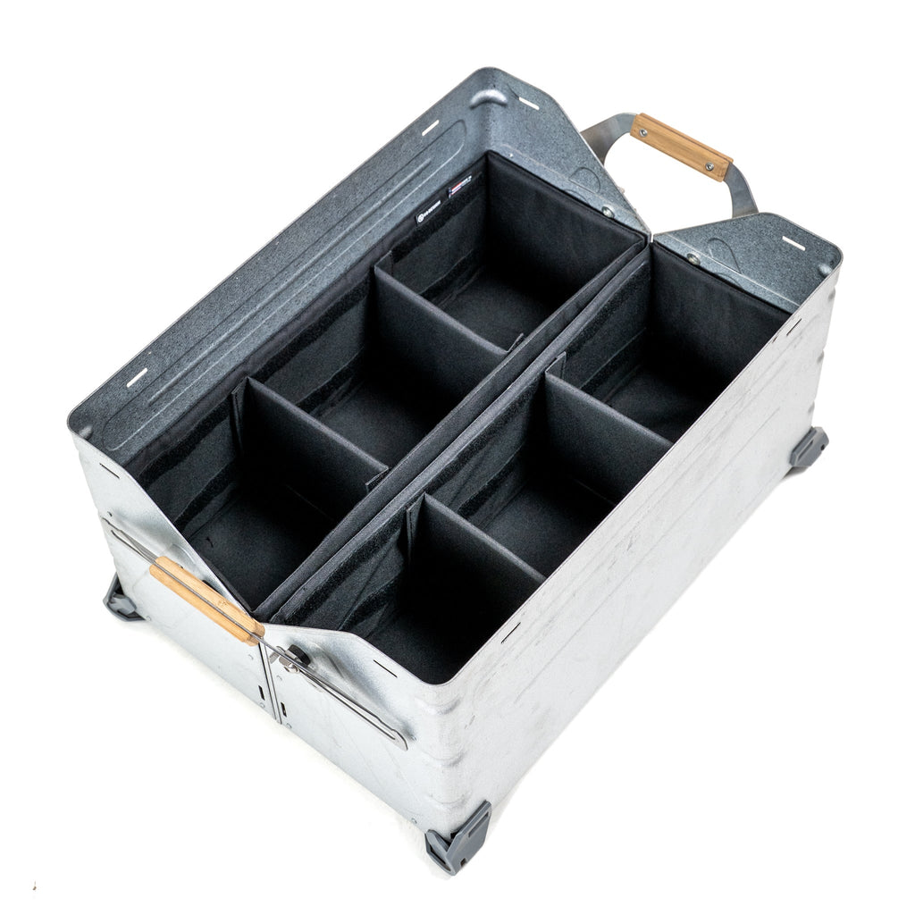 Snow Peak Stacking Shelf Container 50 Dual Insert Case Set