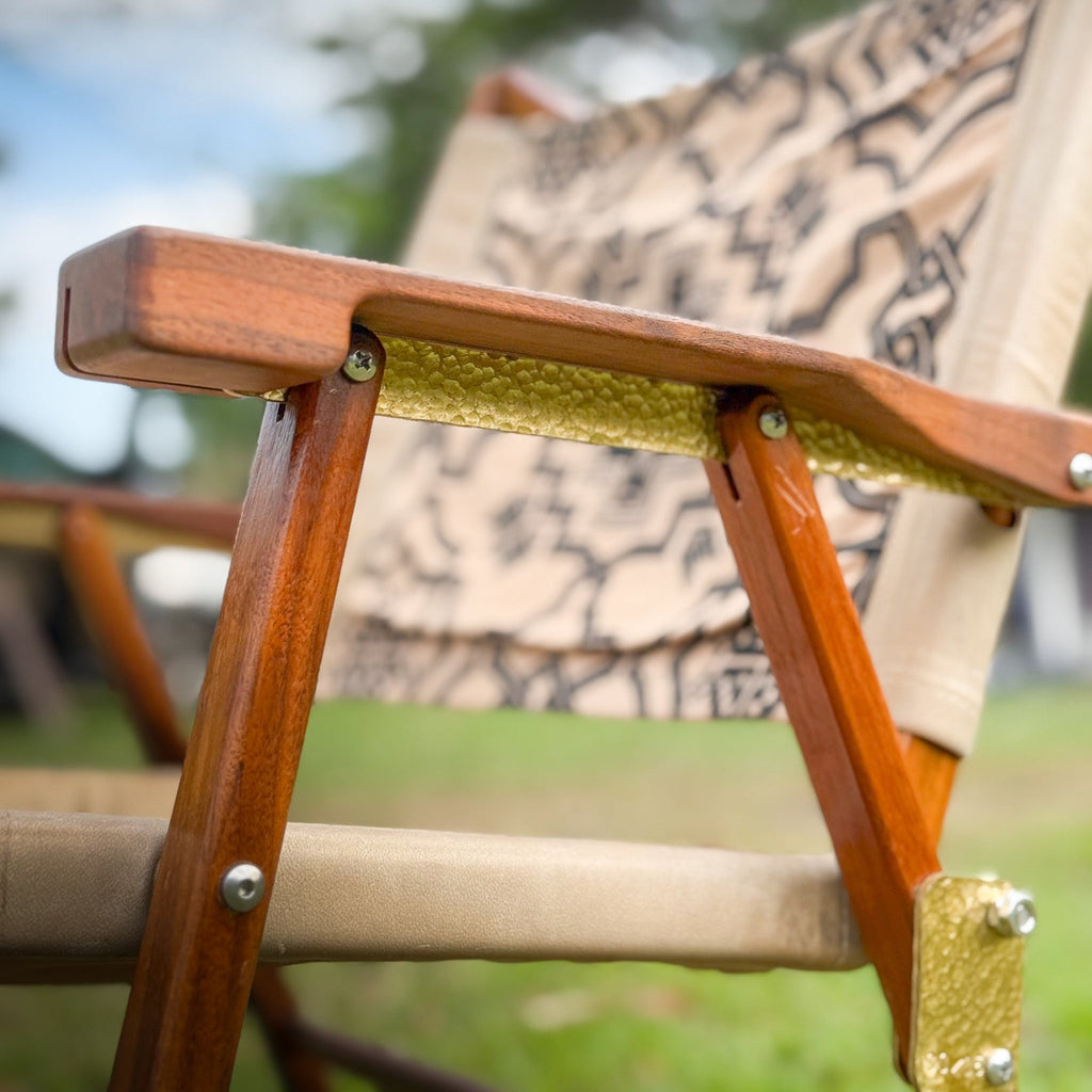 The Masterpiece Hand-Hammered Brass Hardware Set for Kermit Chair