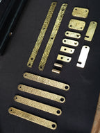 Numbered Hand-Hammered Kermit Chair Brass Hardware Set – 16-Piece Bespoke Kit