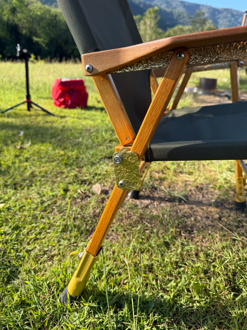 The Masterpiece Hand-Hammered Brass Hardware Set for Kermit Chair