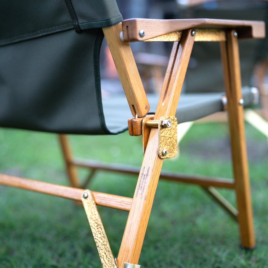 The Masterpiece Hand-Hammered Brass Hardware Set for Kermit Chair